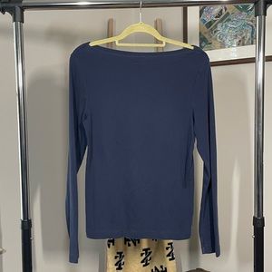 Gap long sleeve boatneck shirt